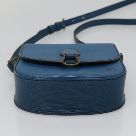 LOUIS VUITTON Epi Saint Cloud PM Shoulder Bag Blue M52195 LV Auth 142273 - Picture 6 of 16
